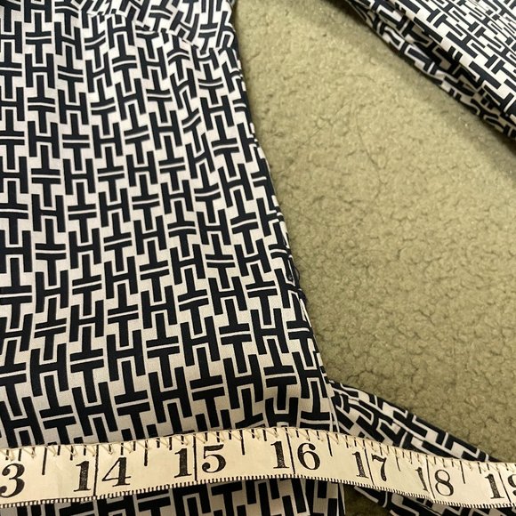 Tommy Hilfiger Black & White TH Logo Shirt Dress - Picture 12 of 15